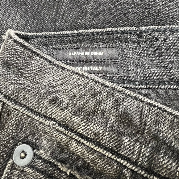 NWT R13 Skate Distressed Jeans Shredded Black 24 - Picture 9 of 13